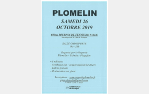 Tournoi Régional le 26 octobre 2019